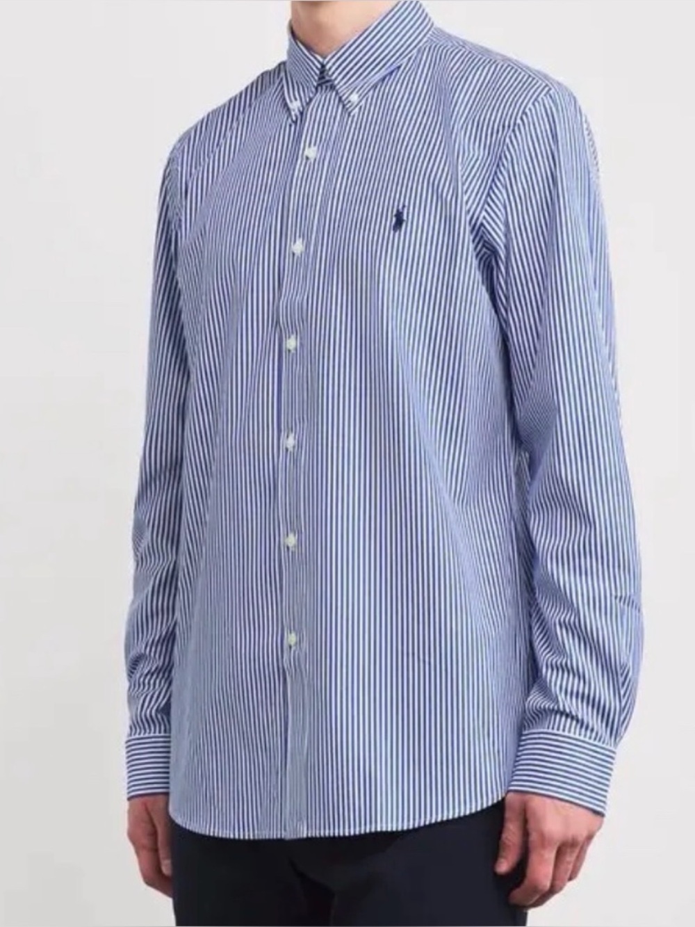 RALPH LAUREN Yarmouth 100% Cotton Pinpoint Oxford Button-Down Shirt 16 34/35